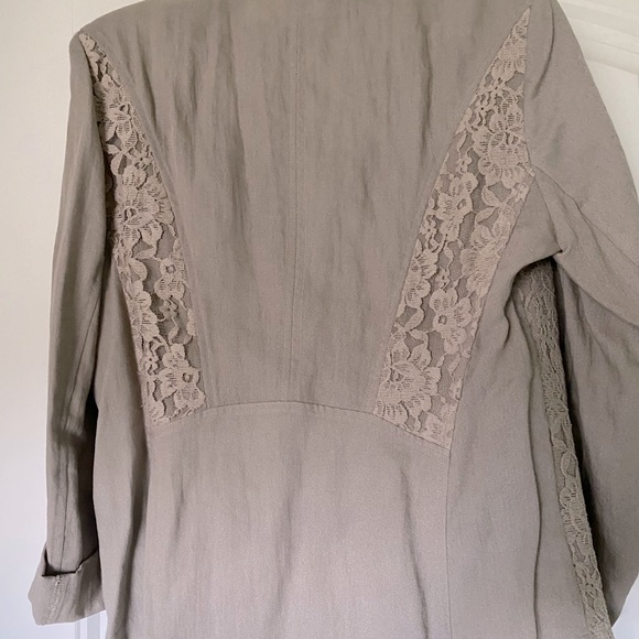 Linen Chicos drape front jacket - Picture 1 of 2